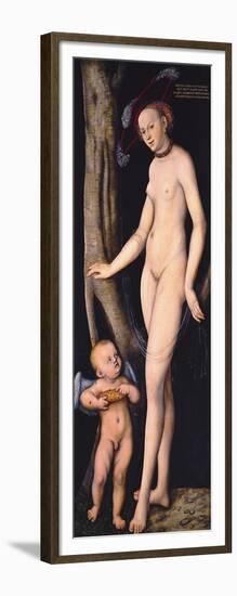 Venus and Cupid-Lucas Cranach the Elder-Framed Giclee Print