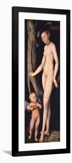 Venus and Cupid-Lucas Cranach the Elder-Framed Giclee Print
