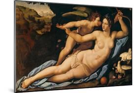 Venus and Cupid-Alessandro Allori-Mounted Giclee Print