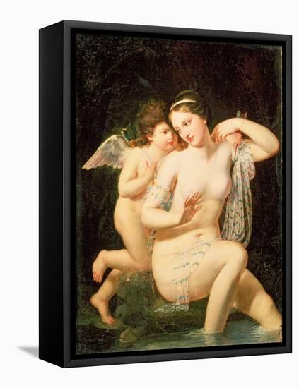 Venus and Cupid-N. De Courtaille-Framed Stretched Canvas