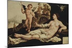 Venus and Cupid-Maerten Van Heemskerk-Mounted Giclee Print