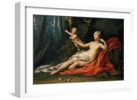Venus and Cupid-Jacopo Amigoni-Framed Giclee Print