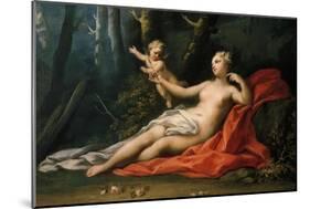 Venus and Cupid-Jacopo Amigoni-Mounted Giclee Print