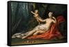 Venus and Cupid-Jacopo Amigoni-Framed Stretched Canvas