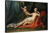 Venus and Cupid-Jacopo Amigoni-Stretched Canvas