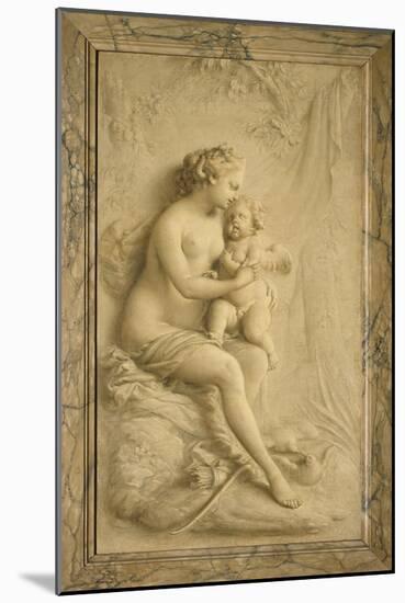 Venus and Cupid-Piat-Joseph Sauvage-Mounted Giclee Print