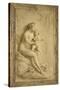 Venus and Cupid-Piat-Joseph Sauvage-Stretched Canvas