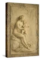 Venus and Cupid-Piat-Joseph Sauvage-Stretched Canvas