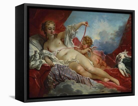 Venus and Cupid-Francois Boucher-Framed Stretched Canvas