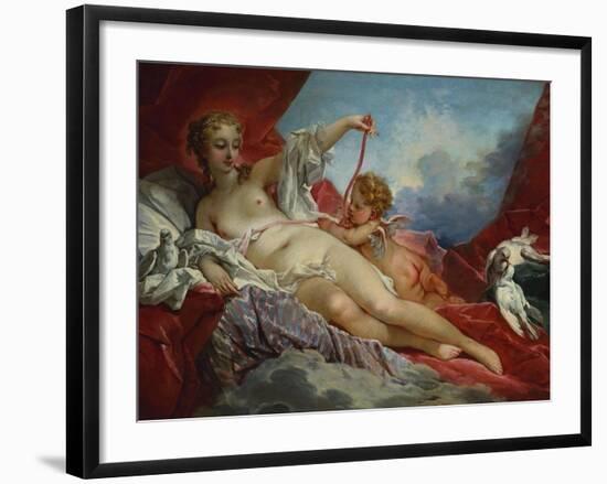 Venus and Cupid-Francois Boucher-Framed Giclee Print