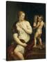 Venus and Cupido. Ca. 1606-11-Peter Paul Rubens-Stretched Canvas