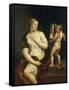Venus and Cupido. Ca. 1606-11-Peter Paul Rubens-Framed Stretched Canvas