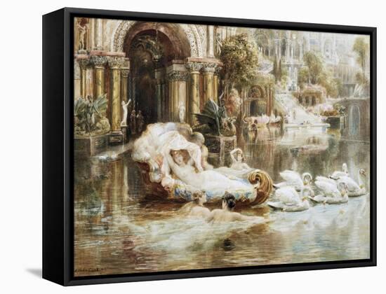 Venus and Her Nymphs-Ebenezer Wake Cook-Framed Stretched Canvas