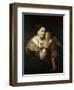 Venus and Love. 17th Century. Paris, Musée Du Louvre-Rembrandt van Rijn-Framed Giclee Print