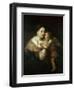 Venus and Love. 17th Century. Paris, Musée Du Louvre-Rembrandt van Rijn-Framed Giclee Print