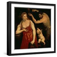 Venus and Mars, 1550S-Paris Bordone-Framed Giclee Print