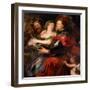 Venus and Mars, 1622-1625 (Oil on Canvas)-Peter Paul Rubens-Framed Giclee Print