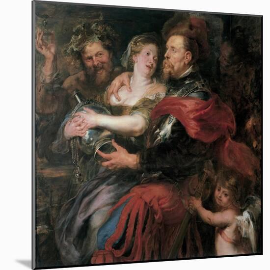 Venus and Mars, 1632-1636-Peter Paul Rubens-Mounted Giclee Print