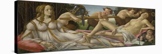 Venus and Mars. About 1485-Sandro Botticelli-Stretched Canvas