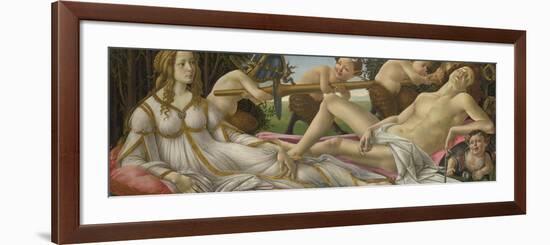 Venus and Mars, Ca 1485-Sandro Botticelli-Framed Premium Giclee Print