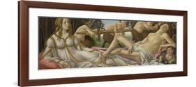 Venus and Mars, Ca 1485-Sandro Botticelli-Framed Premium Giclee Print