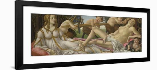 Venus and Mars, Ca 1485-Sandro Botticelli-Framed Premium Giclee Print