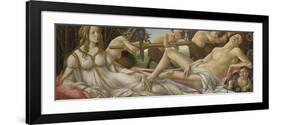 Venus and Mars, Ca 1485-Sandro Botticelli-Framed Premium Giclee Print