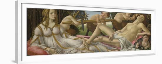 Venus and Mars, Ca 1485-Sandro Botticelli-Framed Premium Giclee Print