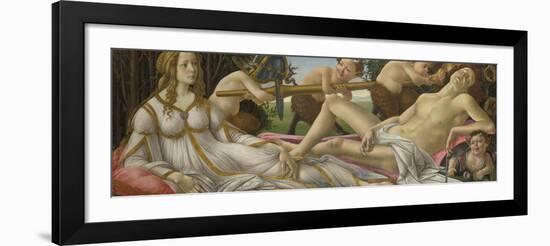 Venus and Mars, Ca 1485-Sandro Botticelli-Framed Giclee Print