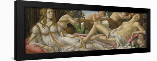 Venus and Mars, Ca 1485-Sandro Botticelli-Framed Giclee Print