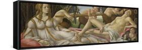 Venus and Mars, Ca 1485-Sandro Botticelli-Framed Stretched Canvas