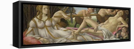Venus and Mars, Ca 1485-Sandro Botticelli-Framed Stretched Canvas