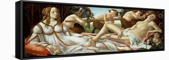 Venus and Mars, circa 1485-Sandro Botticelli-Framed Stretched Canvas