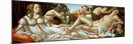 Venus and Mars, circa 1485-Sandro Botticelli-Mounted Giclee Print