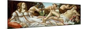 Venus and Mars, circa 1485-Sandro Botticelli-Mounted Giclee Print