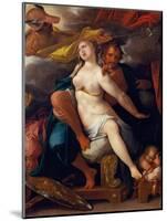 Venus and Mars Warned by Mercury, Ca 1586-Bartholomeus Spranger-Mounted Giclee Print