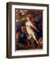 Venus and Mars Warned by Mercury, Ca 1586-Bartholomeus Spranger-Framed Giclee Print