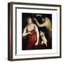 Venus and Mars with Cupid, 1550S-Paris Bordone-Framed Giclee Print