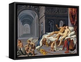 Venus and Mars-Carlo Saraceni-Framed Stretched Canvas