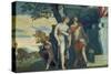 Venus and Mercury Presenting Her Son Anteros to Jupiter-Paolo Veronese-Stretched Canvas