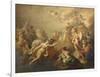 Venus and Psyche Among the Olympian Gods-Pier Antonio Novelli-Framed Art Print