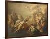 Venus and Psyche Among the Olympian Gods-Pier Antonio Novelli-Framed Art Print