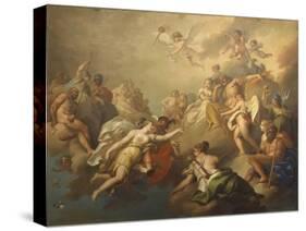 Venus and Psyche Among the Olympian Gods-Pier Antonio Novelli-Stretched Canvas