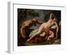 Venus and Satyr - Peinture De Sebastiano Ricci (1659-1734) - 1716-1720 - Oil on Canvas - 102X125,5-Sebastiano Ricci-Framed Giclee Print