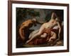 Venus and Satyr - Peinture De Sebastiano Ricci (1659-1734) - 1716-1720 - Oil on Canvas - 102X125,5-Sebastiano Ricci-Framed Giclee Print