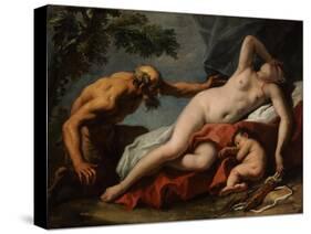 Venus and Satyr-Sebastiano Ricci-Stretched Canvas