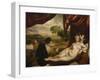 Venus and the Lute Player, c.1565-70-Titian-Framed Giclee Print