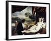 Venus and the Lute Player, C1565-1570-Titian (Tiziano Vecelli)-Framed Giclee Print