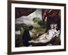 Venus and the Lute Player-Titian (Tiziano Vecelli)-Framed Giclee Print