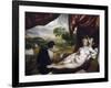 Venus and the Lute Player-Titian (Tiziano Vecelli)-Framed Giclee Print